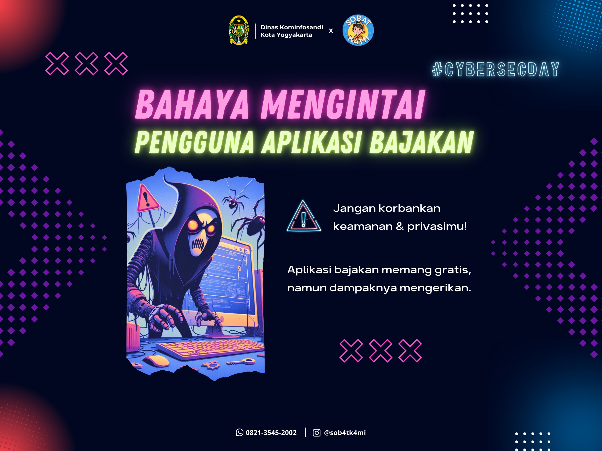 BAHAYA MENGINTAI PENGGUNA APLIKASI BAJAKAN